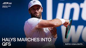 Quentin Halys beats Vacherot to reach Kitzbühel QFs